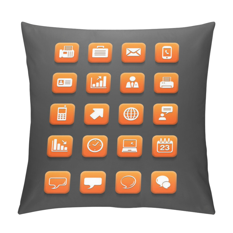 Personality  Set Of Icons, Vector Illustration  Pillow Covers