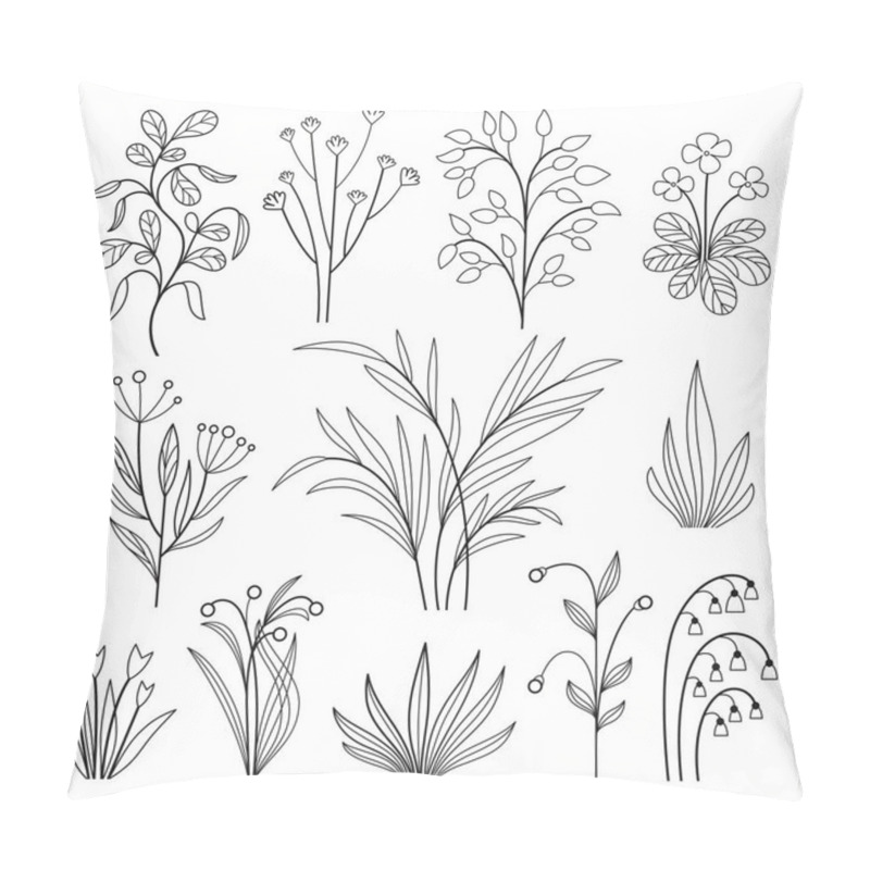 Personality  Seamless Floral Pattern Pillow Covers