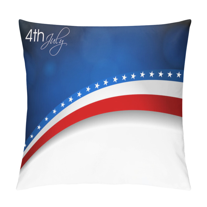 Personality  4th Of July Independence Day Background. Pillow Covers