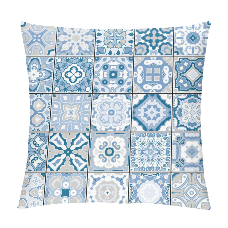 Personality  Collection Of Ceramic Tiles Pillow Covers