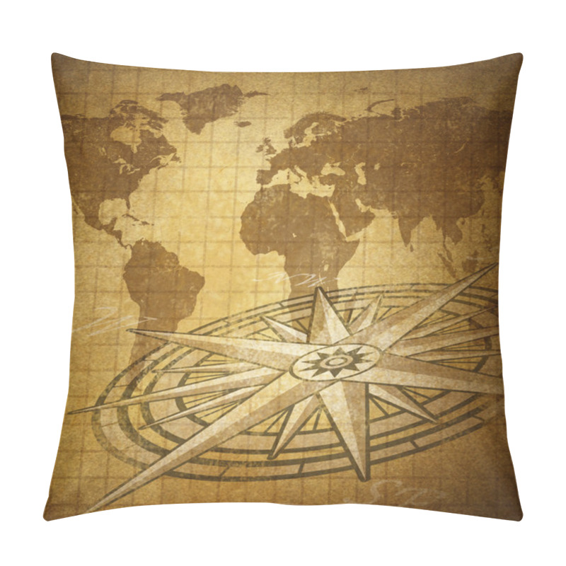 Personality  Global Direction Pillow Covers