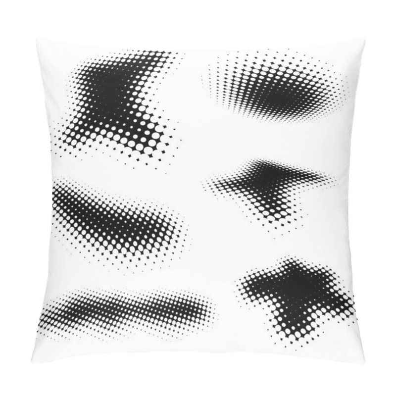 Personality  Halftone Brushes Pillow Covers