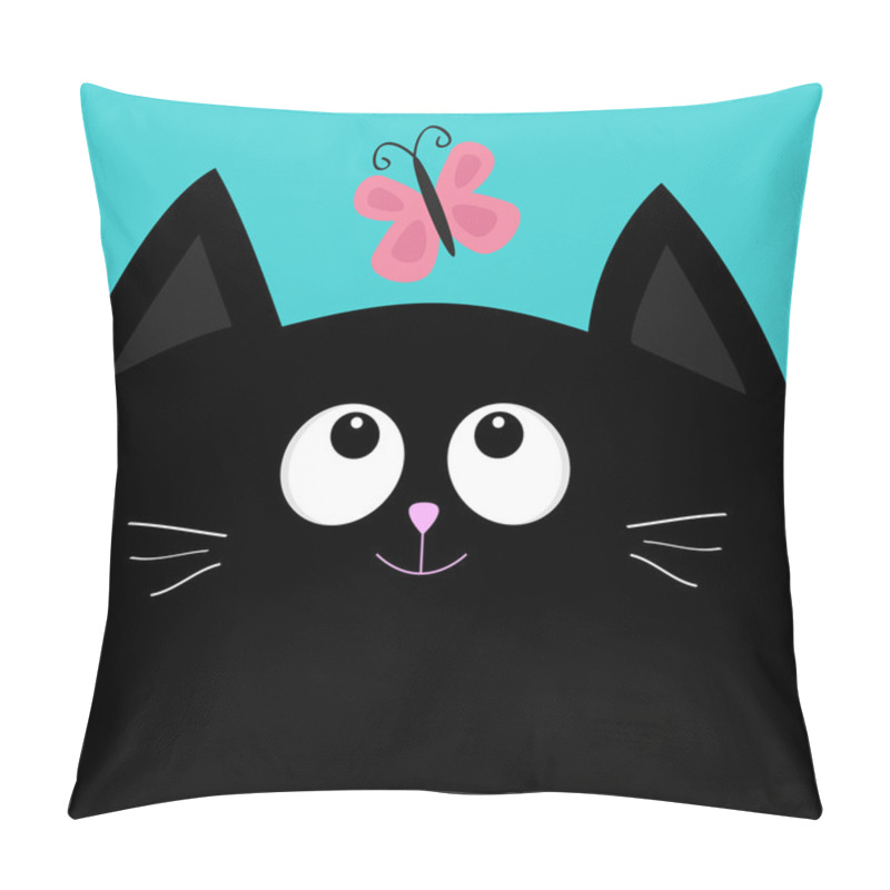 Personality  Cute Black Cat Pillow Covers