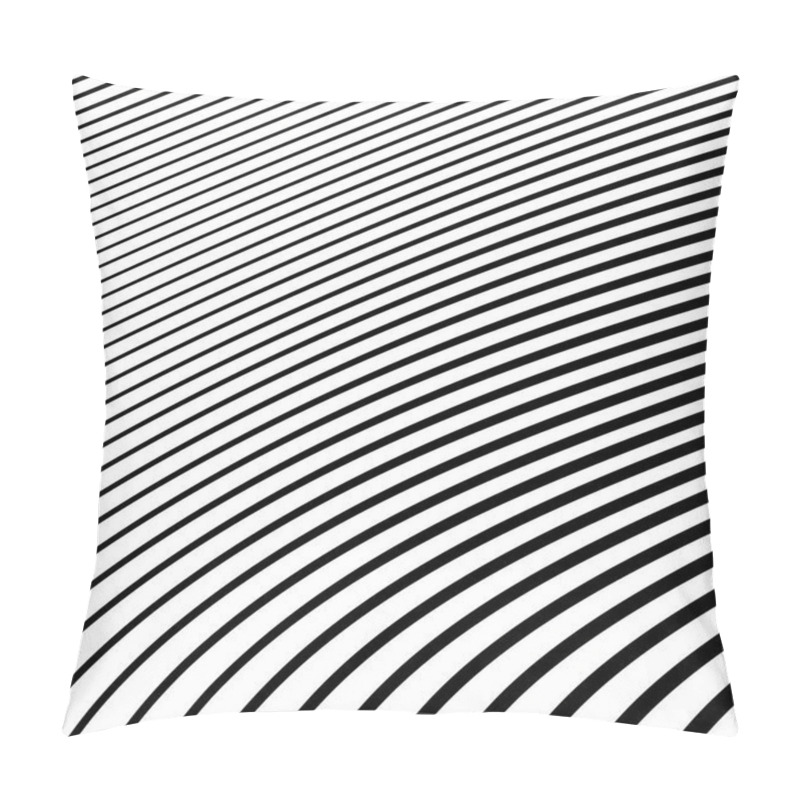 Personality  Abstract Vector Background Of Waves Pillow Covers