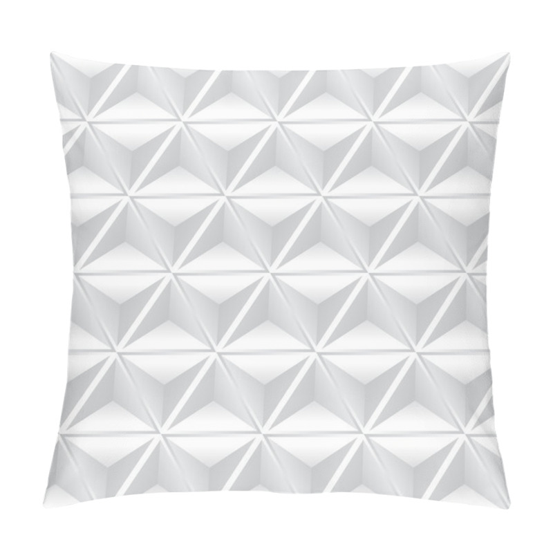 Personality  Abstract Geometric Background With White Cubes. Pillow Covers