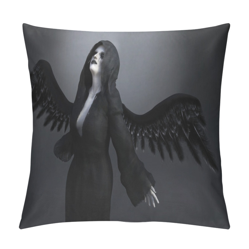 Personality  3D Rendering Of A Death Angel. Pillow Covers