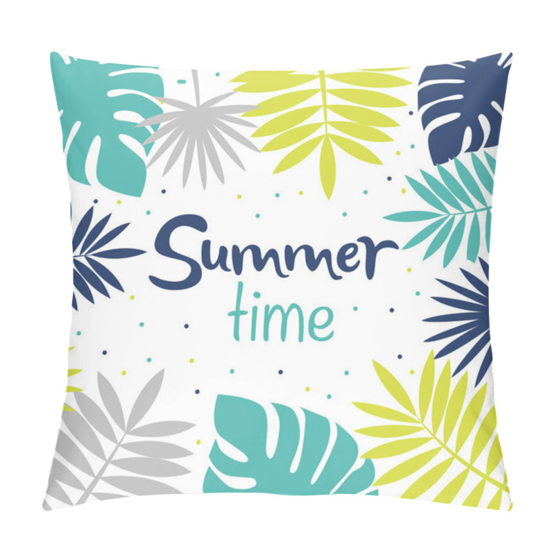 Personality  Tropical Vacation Card Pillow Covers