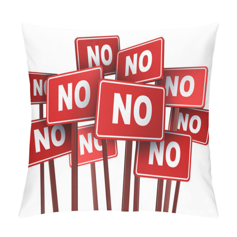 Personality  Vote No Campaign Pillow Covers