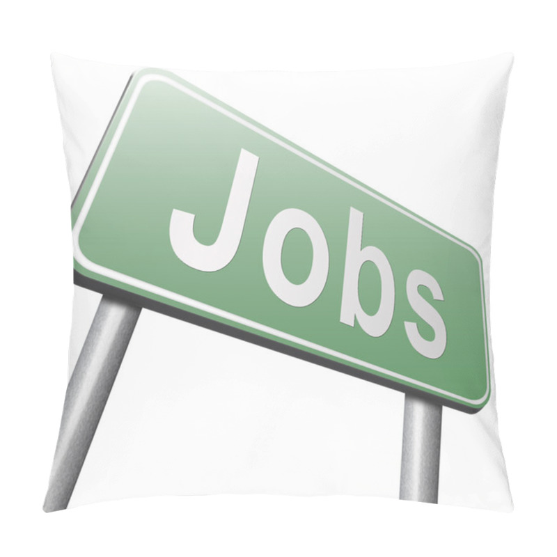 Personality  Jobs Road Sign, Billboard   Pillow Covers