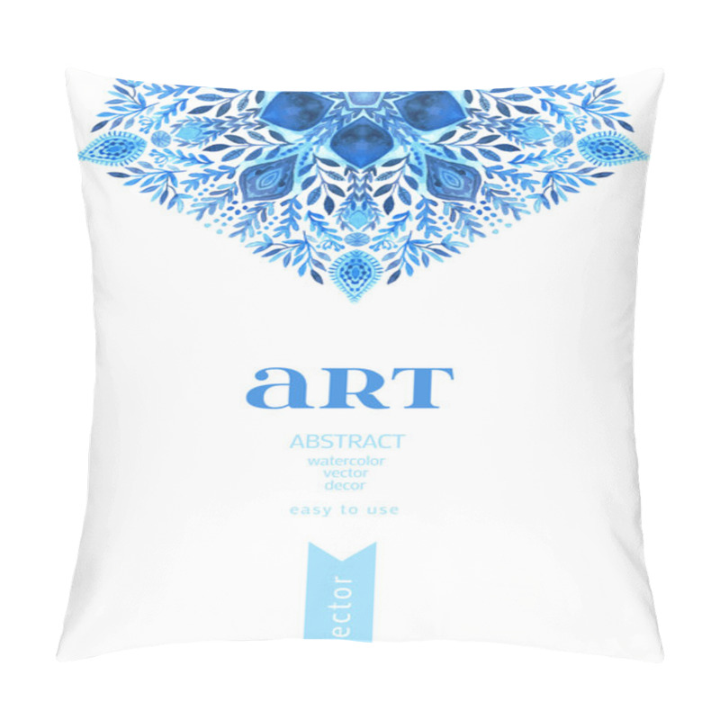 Personality  Abstract Floral Ornamental Border Pillow Covers