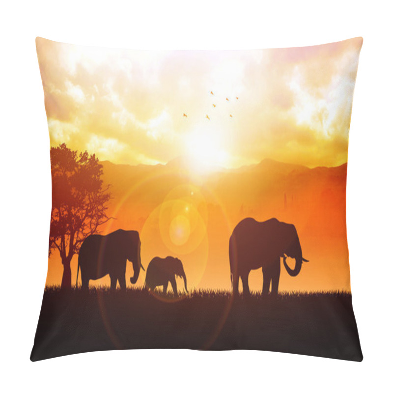 Personality  Elephants Pillow Covers