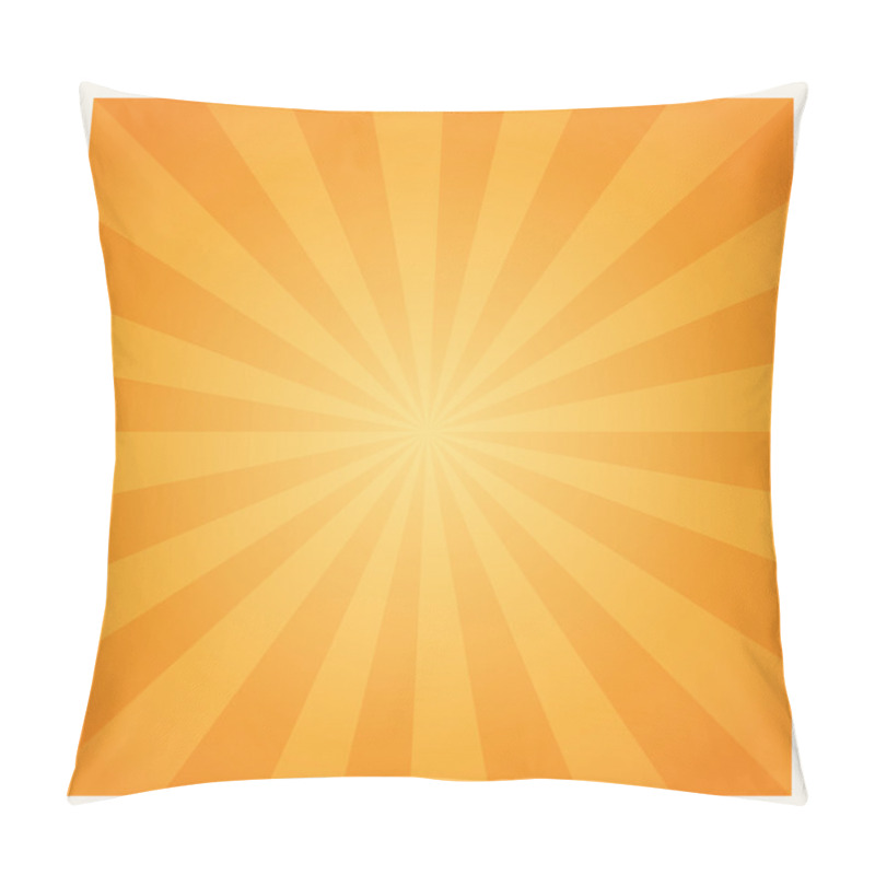 Personality  Hot Summer Sun Burst Background Pillow Covers