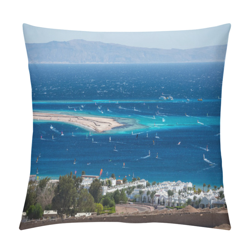 Personality  Lagoon Full Of Windsurfers Pillow Covers