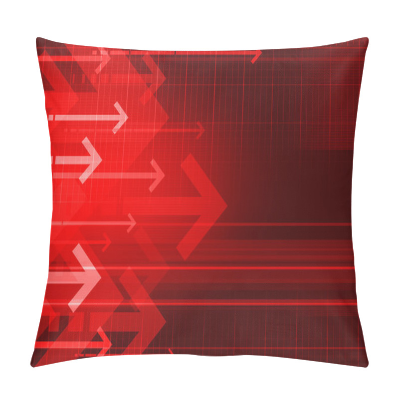 Personality  Bckgrnd Arrows Red Pillow Covers