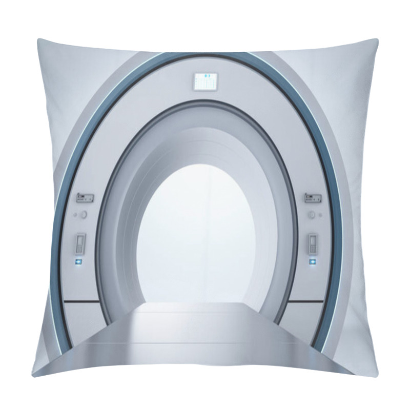 Personality  3d Rendering Mri Scan Machine Or Magnetic Resonance Imaging Scan Devic Pillow Covers