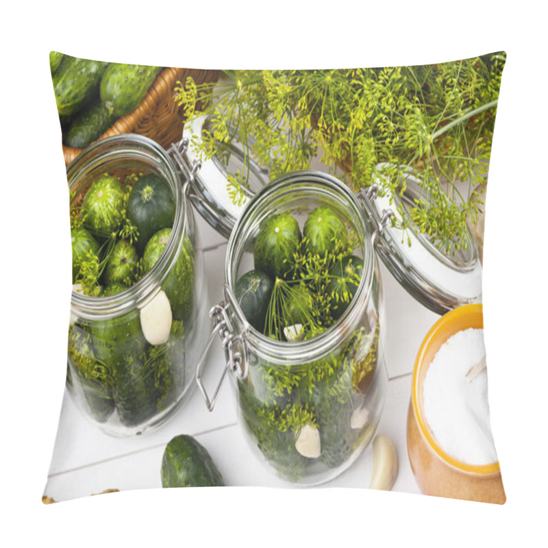 Personality  Homemade Pickles In Brine Pillow Covers