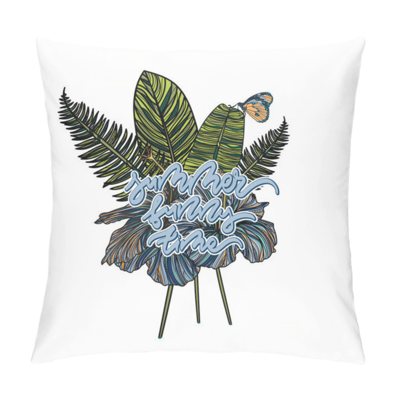 Personality  Summer Tropical Bouquet. Pillow Covers