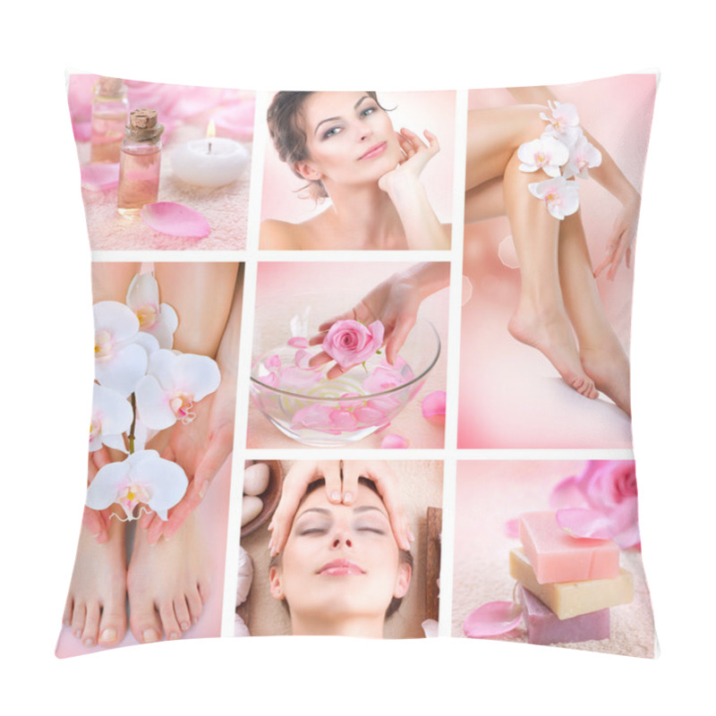 Personality  Spa Collage Pillow Covers