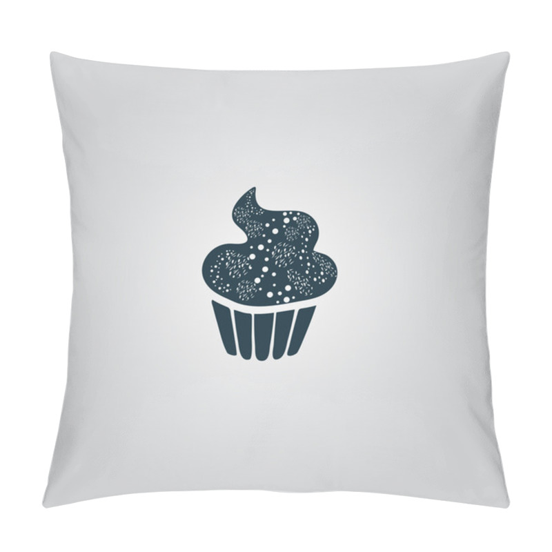 Personality  Vector Cupcake Icon Pillow Covers