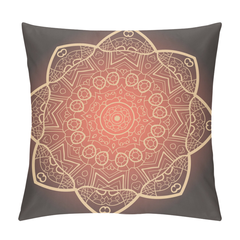 Personality  Oriental Mandala Motif Pillow Covers