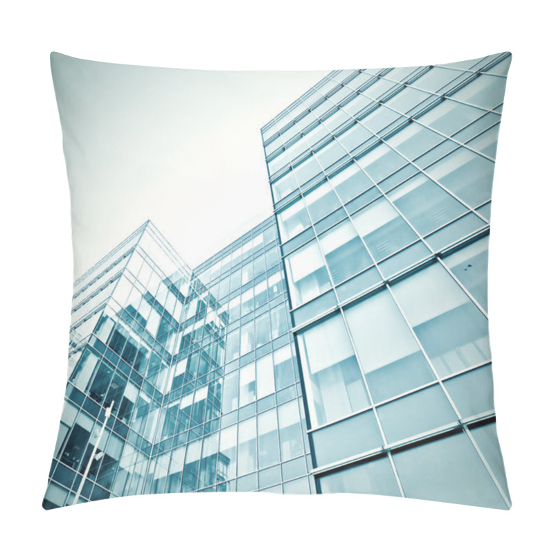 Personality  Exterior Of Modern Glass Business Center Pillow Covers