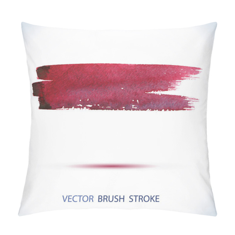 Personality  Pink Wet Brushstroke Pillow Covers