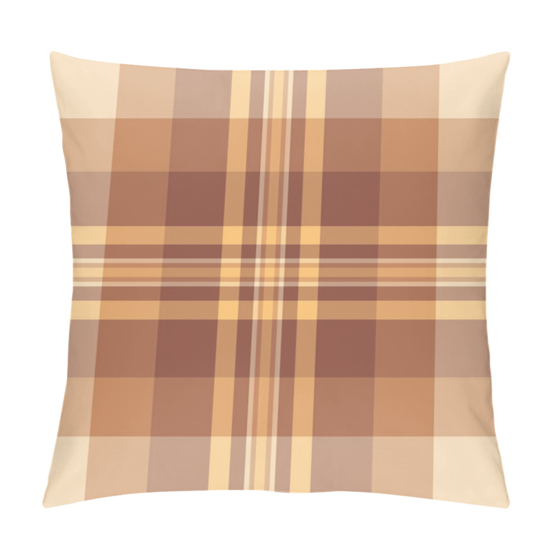 Personality  Elegant And Versatile Plaid Pattern In Warm Earth Tones.  Perfect For Textile Design, Website Backgrounds, Or Autumnal Themed Projects. Pillow Covers