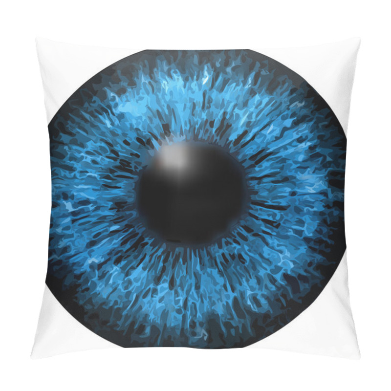 Personality  Eye Iris Vector Texture Pillow Covers