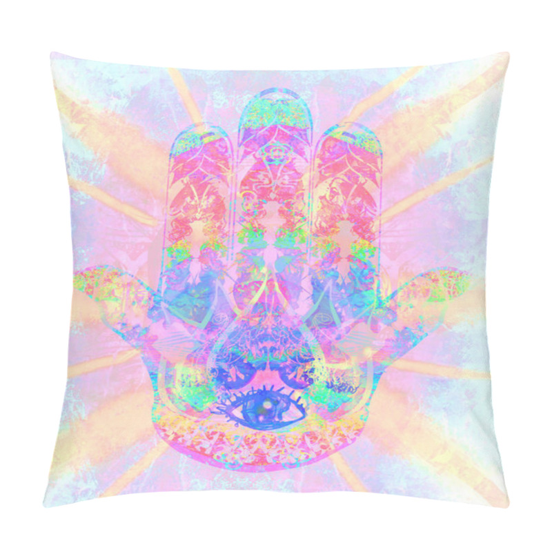 Personality  Hamsa Hand Of Fatima Pillow Covers