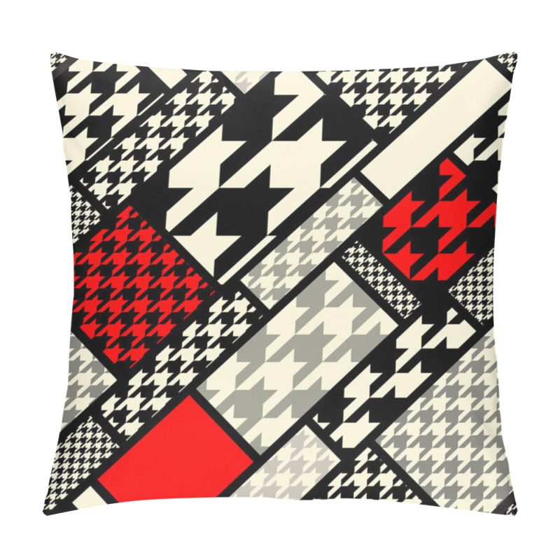 Personality  Houndtooth Geometric Pattern Pillow Covers