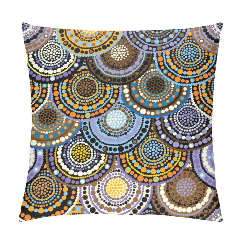 Personality  Seamless Background In Japanese Style Seigaiha Pillow Covers