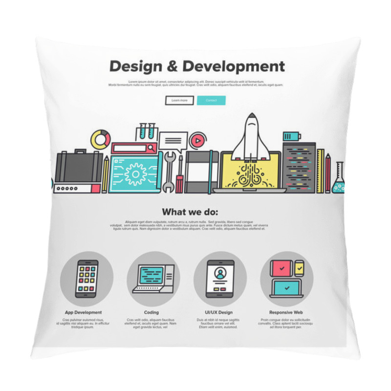 Personality  Design Develop Web Graphics Pillow Covers