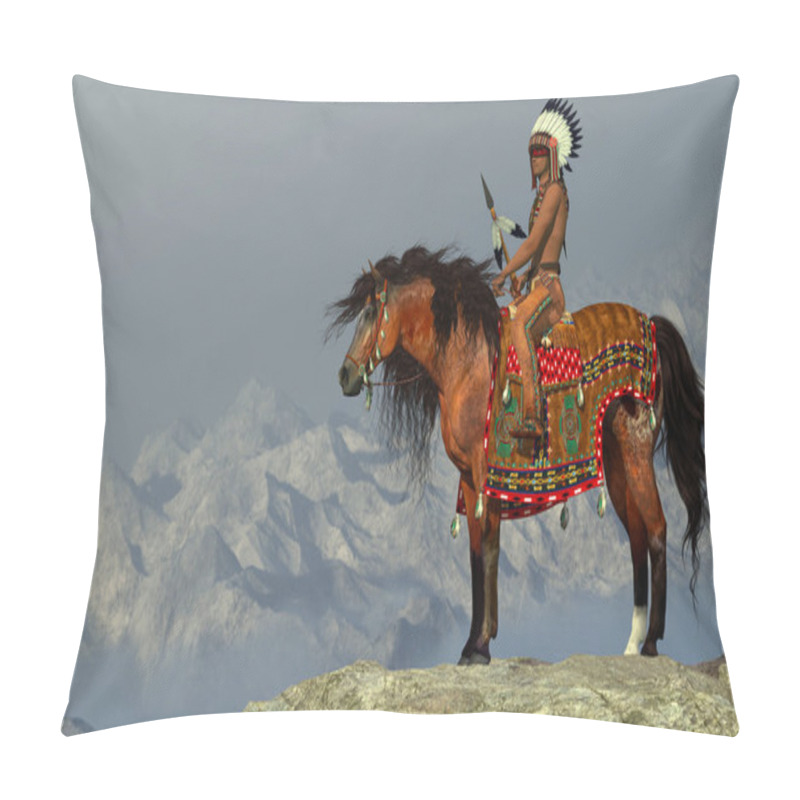 Personality  Indian Proud Eagle Pillow Covers