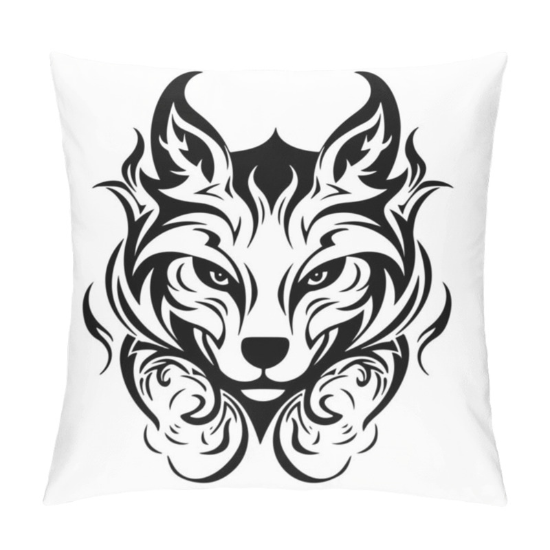 Personality  Fox Head Animal Sketch Hand Drawn Vector Illustration Wild Animal Pillow Covers