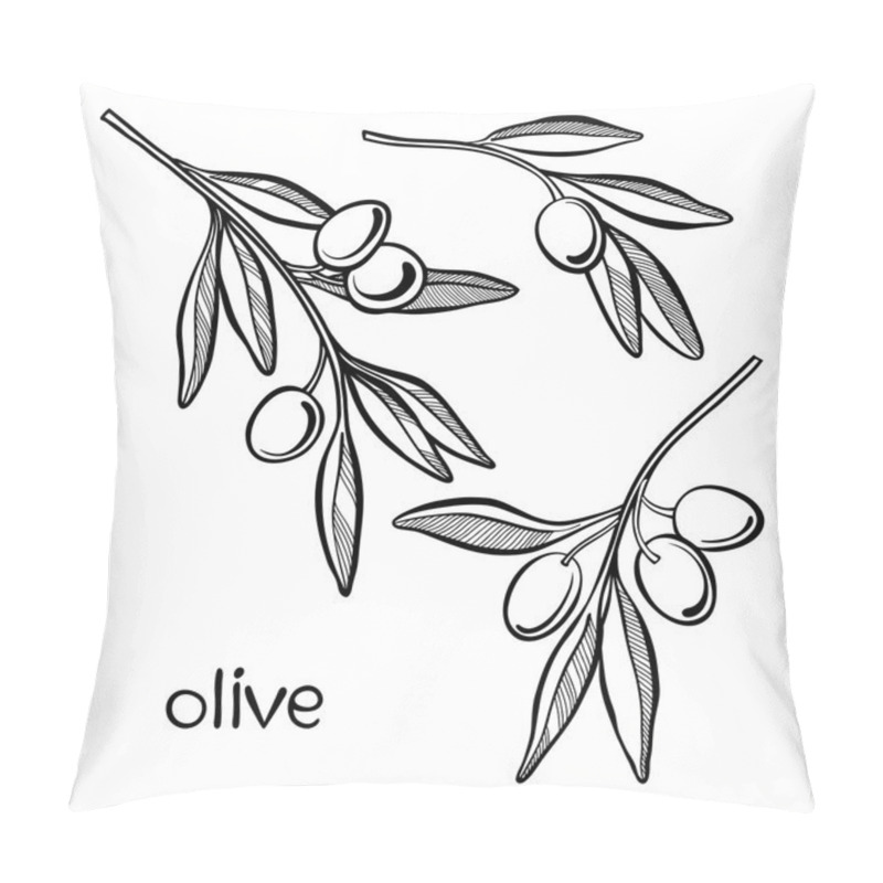 Personality  Olive Branches Set Pillow Covers