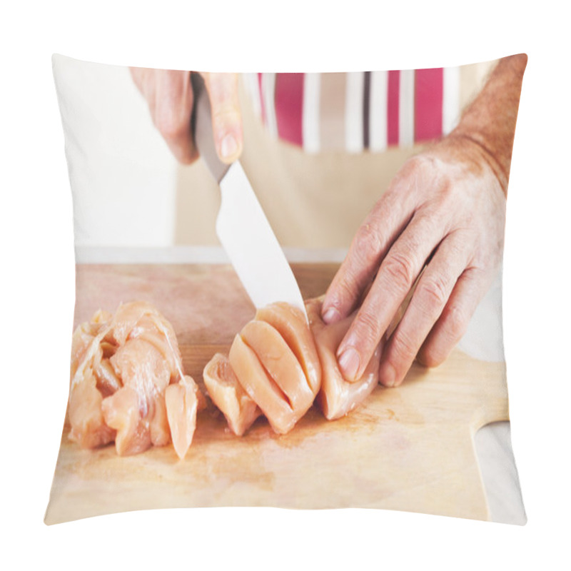 Personality  Raw Chicken Filet Pillow Covers