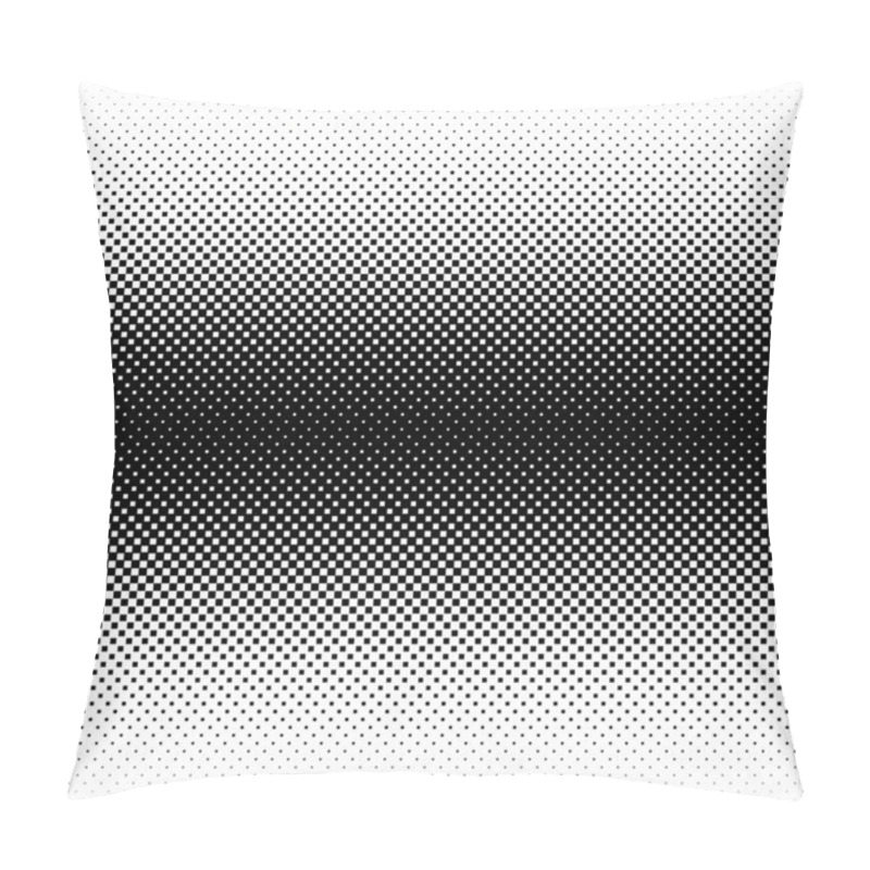 Personality  Squares Halftone (half Tone) Texture, Pattern Background. Blocks Pattern Pillow Covers