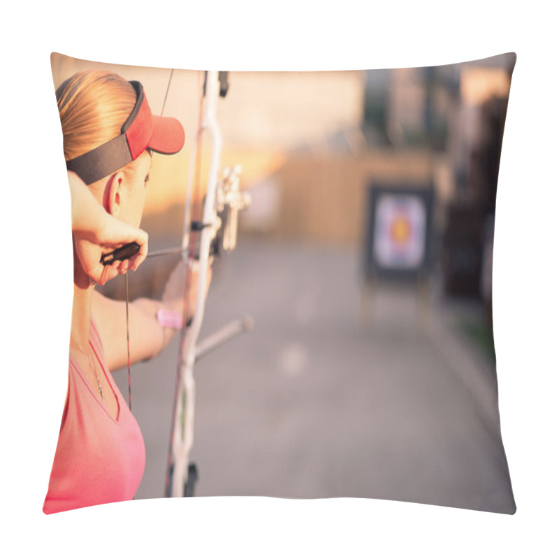 Personality  Woman With The Bow Pillow Covers