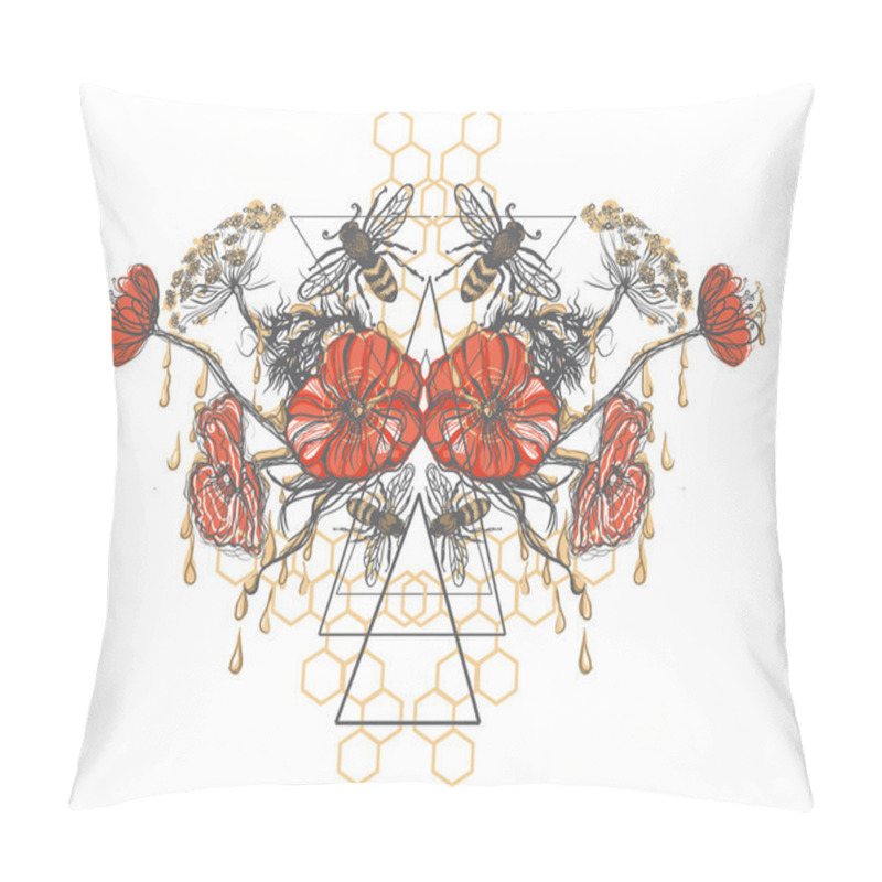 Personality  Abstract Poppies Pillow Covers