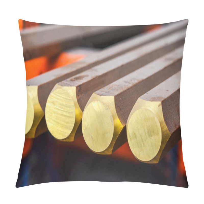 Personality  Brass Profiles Pillow Covers