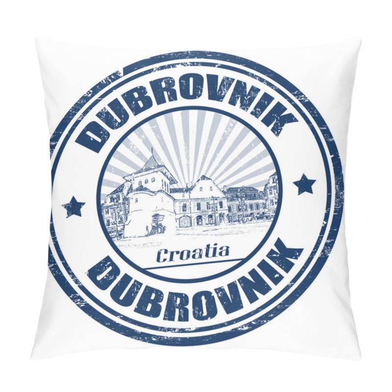 Personality  Dubrovnik Stamp Pillow Covers