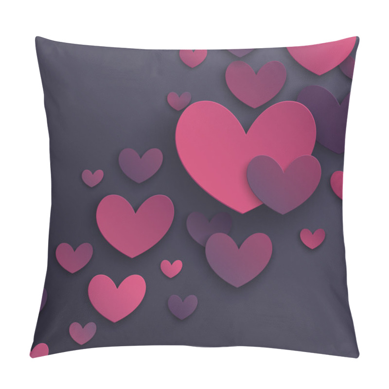 Personality  Valentines Day Abstract Background. Pillow Covers