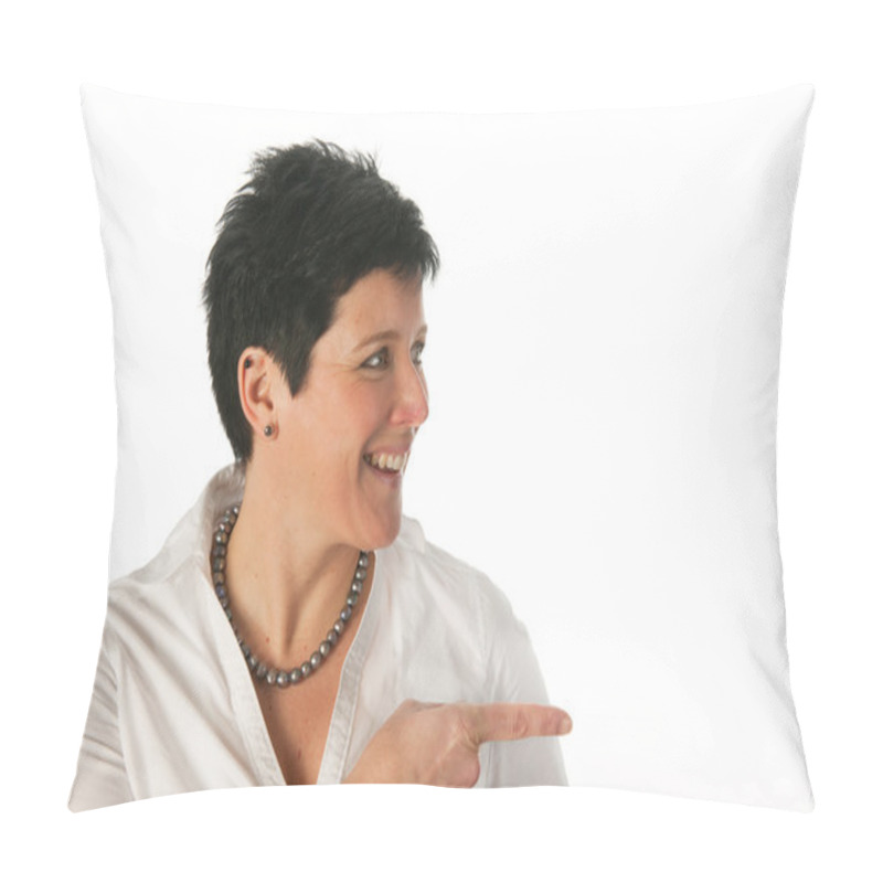 Personality  Young Woman Pillow Covers