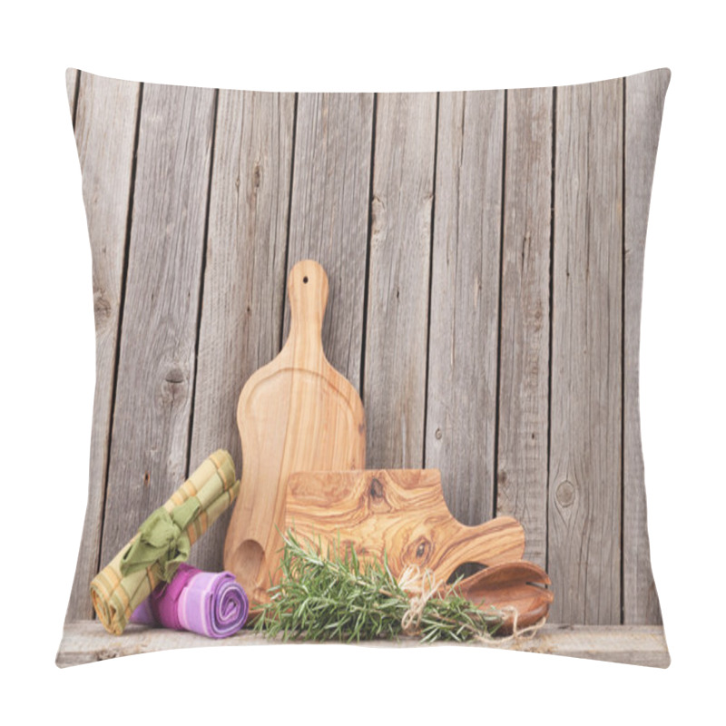 Personality  Kitchen Utensils, Herbs And Spices Pillow Covers