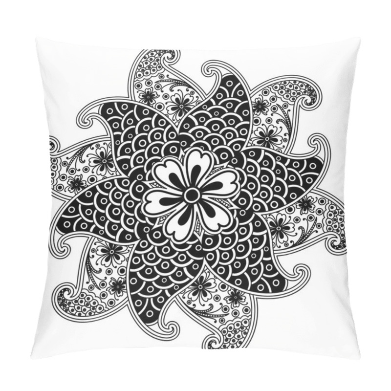 Personality  Retro Paisley Henna Art Pillow Covers