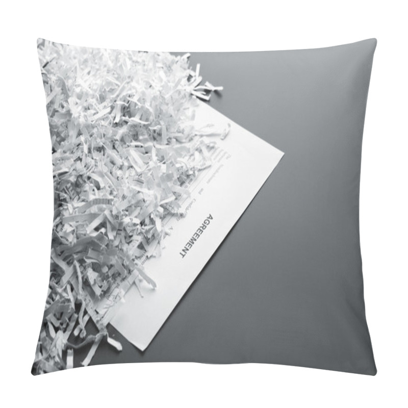 Personality  Heap Of White Shredded Papers Pillow Covers