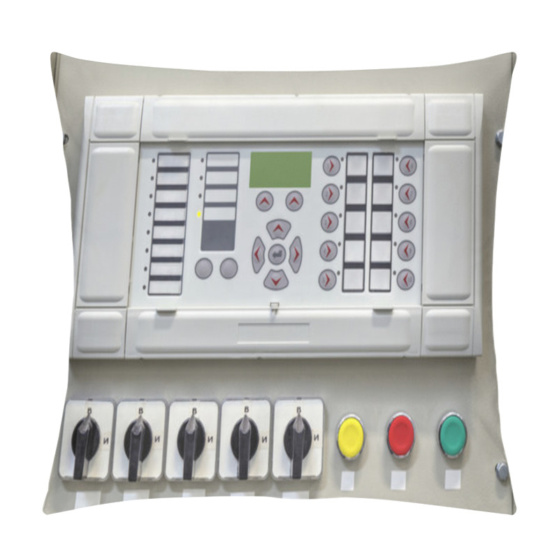 Personality  Electrical Control Panel With Electronic Device For Relay Protection In Electrical Substation Pillow Covers