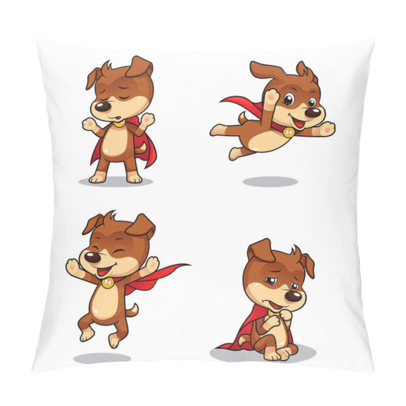 Personality  Superhero Puppy Dog 02 Pillow Covers