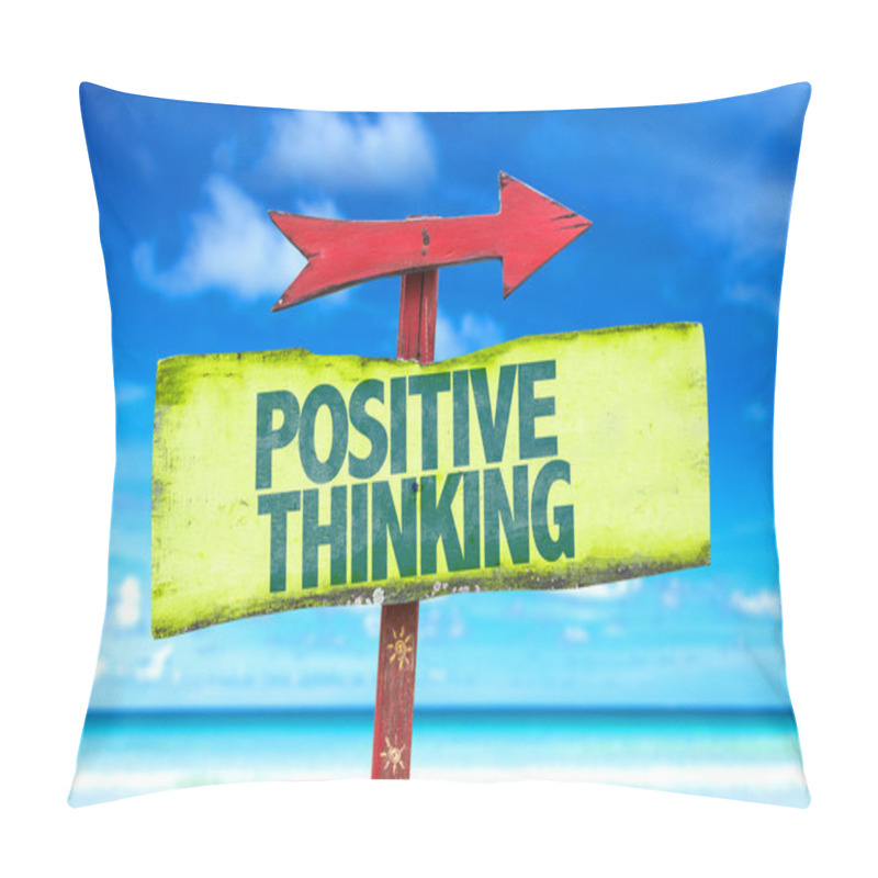 Personality  Positive Thinking Text Sign Pillow Covers