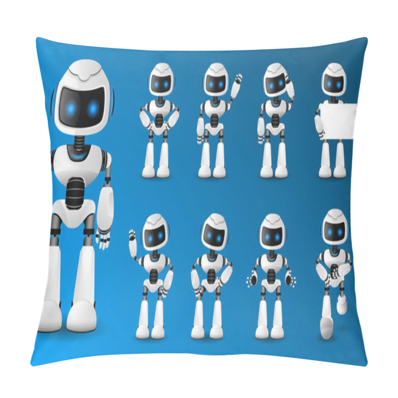 Personality  Futuristic Robot Set Pillow Covers